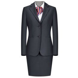 大量訂做女西裝修腰 金融行業西裝單排兩鈕西裝 女西裝供應商70%羊毛 29.5% polyester 0.5%導電絲 CHENSHANG WY7002 270克  合身西裝 SKLS074 大量訂做女西裝修腰 金融行業西裝單排兩鈕西裝 女西裝供應商70%羊毛 29.5% polyester 0.5%導電絲 CHENSHANG WY7002 270克  合身西裝 SKLS074